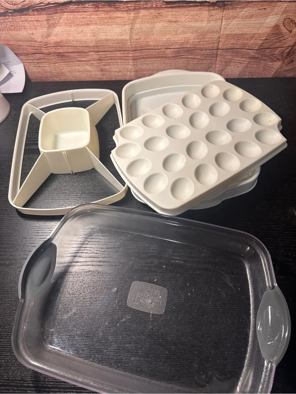 Pampered Chef Chillzanne Rectangular Server 2781 Deviled Egg/vegetable